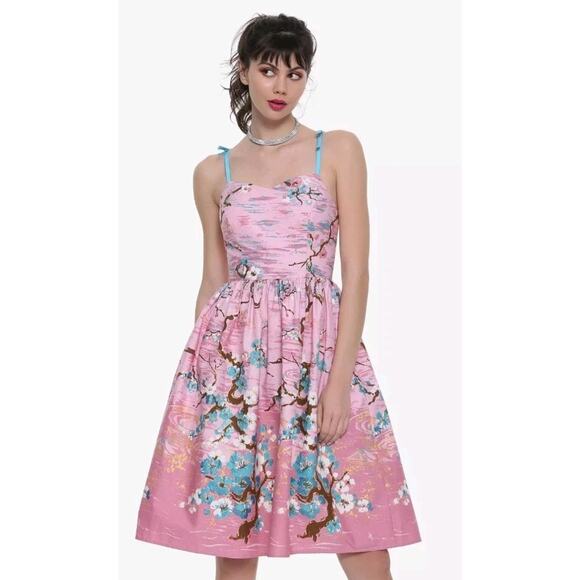 Hell Bunny Dresses & Skirts - Hell Bunny Jenna Retro Sundress Size XS Cherry Blossom